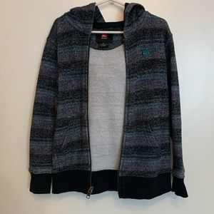 Quicksilver boys zip up hoodie